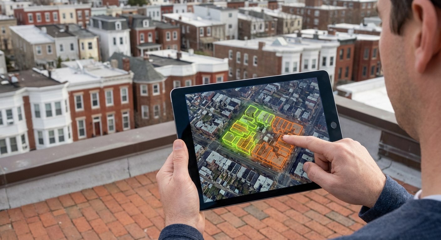 Green Zone Map showing eligible areas in Washington DC